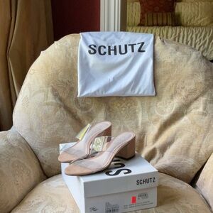 SCHUTZ Tan Elegant Heels